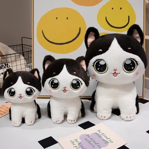 Gery White Cat Plush Toy Siamese <span class=keywords><strong>Birman</strong></span> British Shorthair Cat Throw Pillow American Exotic Shorthair Persan Stuffed Animal Doll - Product Image 4