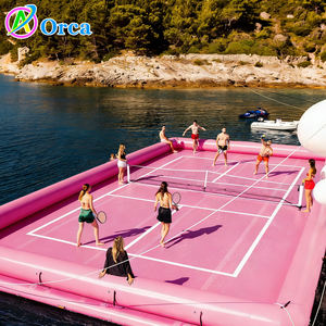 Magnifique île flottante 30 cm, tapis <span class=keywords><strong>de</strong></span> sol <span class=keywords><strong>de</strong></span> terrain <span class=keywords><strong>de</strong></span> pickleball personnalisé avec couture, revêtement <span class=keywords><strong>de</strong></span> sol <span class=keywords><strong>de</strong></span> terrain <span class=keywords><strong>de</strong></span> pickleball portable, divertissement estival sur la plage - Product Image 1
