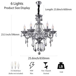 Lustre en cristal LED de haute qualité alimenté par courant alternatif, lumières élégantes pour les mariages, les salles et les décorations de cérémonies - Product Image 2