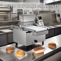 Machine de remplissage automatique PLC commerciale pour boulangerie, haute productivité, pour pâte à gâteau (farine/eau) et lait, 220V, garantie 2 ans