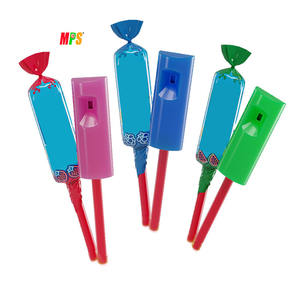 निजी लेबल स्ट्रॉबेरी मेलोडी पॉप मिश्रित फल स्वाद व्हिसल लॉलीपॉप व्यक्तिगत रूप से लपेटी गई कस्टम कैंडी - Product Image 3