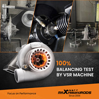 MaXpeedingrods GT3582 GT35 Turbine de turbo améliorée à double roulement à billes, bride Vband T3 pour moteur 2.5L-6.0L