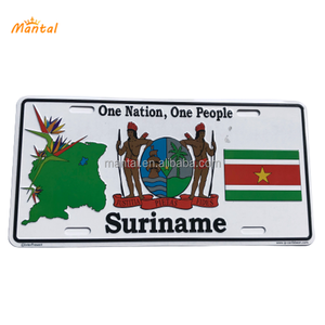 مصنع مخصص الولايات المتحدة الأمريكية الطريق 66 خمر معدن الألومنيوم علامات لوحة رقم السيارة لوحة ترخيص - Product Image 5