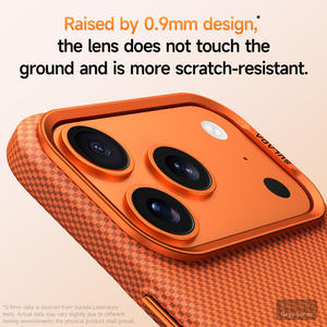 Funda para Teléfono 17 16 Pro Max con Soporte Giratorio, Anillo Metálico para Lente, Carga Inalámbrica Magnética, Cubierta Mate Translúcida - Product Image 4