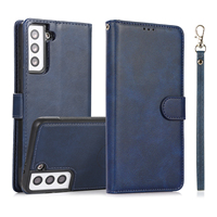 Étui de téléphone, nouvelle mode, vente en gros, étui de téléphone portefeuille en PU, pour Samsung S21 S22