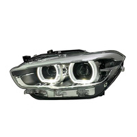 Conjunto de Faros Delanteros para BMW Serie 1 F20 LCI 2015-2018, Actualización de Halógeno a Lente de Proyector LED con Luces de Circulación Diurna LED