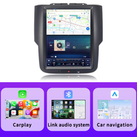 Sistema de Infoentretenimiento Android Estilo Tesla de 10.4 Pulgadas con Navegación GPS, CarPlay, Android Auto y WiFi para Dodge Ram 2013-2018