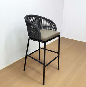 Wholesale Modern Outdoor Garden Furniture Cheap Rope Bar <b>Stool</b> and High <b>Table</b> for <b>Dining</b> Hotels and Parks - Product Image 2