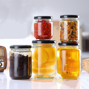 Bocaux de conservation alimentaire en verre ronds vides pour confiture, sauce, épices, noix, miel – 50ml, 75ml, 80ml, 100ml, 150ml, 195ml, 240ml, 350ml, 450ml, 500ml - Product Image 5