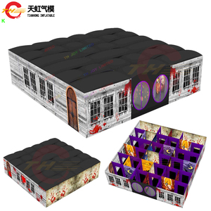 <span class=keywords><strong>Labyrinthe</strong></span> gonflable pour <span class=keywords><strong>le</strong></span> plaisir d'Halloween avec souffleur - Product Image 2
