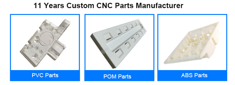 CNC Machining Service Acrylic PMMA PVC POM ABS Nylon PEEK Plastic Parts