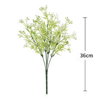 Bunga Berry Baby's Breath Buatan Gaya Eropa Berkualitas Tinggi dengan Buah Kecil untuk Dekorasi Ruang Tamu Rumah