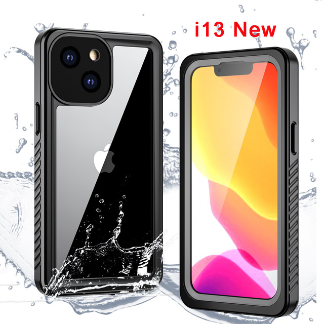 Full Protective Cover New Developed IP68 Swimming Mobile Phone Waterproof Cover Shockproof Cell Phone Case for iPhone 13 6.1inch