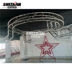 Truss d'éclairage <span class=keywords><strong>en</strong></span> aluminium noir thermolaqué sur mesure, fourni par l'usine, pour scène, événement, <span class=keywords><strong>concert</strong></span>, exposition, stand de salon professionnel - Product Image 3