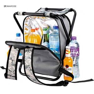 Folding Picnic Cooler Backpack With <b>Chair</b>, <b>Lightweight</b> Portable Seat Stool for Outdoor Camping, Travel, Hiking, <b>Beach</b>,Fishing - Product Image 3