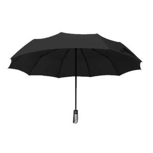 Factory Wholesale 10k Fully <b>Automatic</b> <b>Umbrella</b> UV Proof Black Coating Large Windproof 3 Folding <b>Umbrellas</b> - Product Image 4