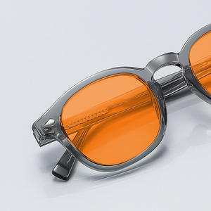 Lunettes anti-lumière bleue 100% bloquant la lumière bleue, mode, vente en gros OEM, logo personnalisé haut de gamme, monture noire pour hommes en TR90 - Product Image 2