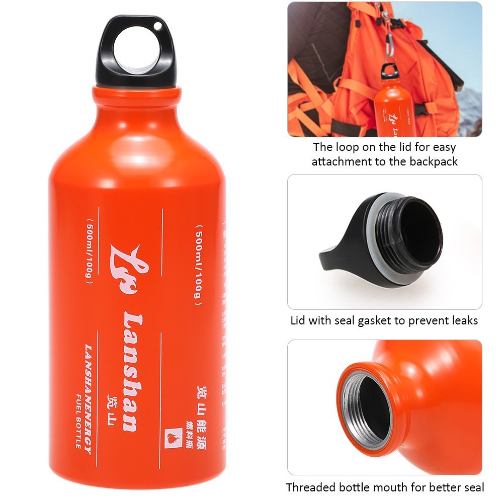 弁当箱・水筒 Copper Fuel Bottle 500 ML 500ml Gasoline Fuel Bottle - Ideal for Camping & Outdoor Use