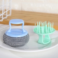 Ustensiles de cuisine spatule rotative mélangeur de nettoyage seau de mélange rotatif multifonctionnel réservoir d'alimentation grattoir rotatif mural