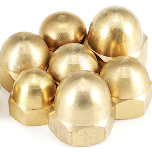 Écrous dôme hexagonaux en laiton M3 M4 M5 M6 M12 M16 M20, couvre-têtes décoratifs métriques DIN1587 - Product Image 5