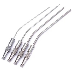 Diş Aspirasyon Tüpü Oral İmplant Cerrahi Diş Drenaj Tüpü <span class=keywords><strong>Metal</strong></span> Tıbbi Diş Tükürük Aspiratörü - Product Image 1