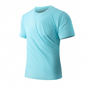 เสื้อยืดผู้ชายกลิ่นมิ้นท์ ทรงปกติ แห้งเร็ว 190 GSM เสื้อกีฬาพื้นฐาน - Product Image 3