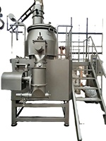 Une efficacité de processus élevée peut être atteinte grâce à une machine mélangeuse et granulatrice à haute humidité, granulateur humide haute performance.