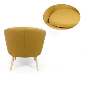 Chaises en lin et velours moderne, mobilier de salon, nouveaux tissus, <span class=keywords><strong>Design</strong></span> - Product Image 6