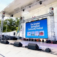 Pantalla LED para Exteriores RAYBO, Paneles LED Impermeables de 500x500mm, Pantalla LED para Publicidad, Pantalla LED para Video Wall