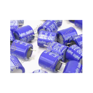 ตัวเก็บประจุแบบโซลิด SANYO 6.3V 330UF OS ขาสั้น 330uF 6.3V - Product Image 1