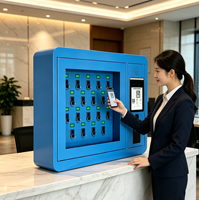 Armoire à clés intelligente à reconnaissance faciale pour les entreprises, accès autonome et enregistrement à distance, casier de stockage de clés