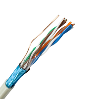 Câble FTP Cat5e 24Awg BC CCA de 305 m, câble LAN Cat 5 extérieur FTP PVC, câble Ethernet de communication extérieur de haute qualité