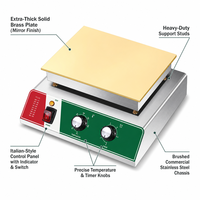 Pembuat Pancake Souffle Mini Satu Kepala Harga Pabrik Blios dengan Timer, Stainless Steel, CE 220V 50Hz untuk Toko Dessert & Bakery