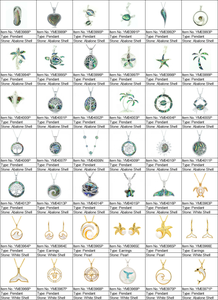 Okyanus Abalone takı 925 ayar gümüş Sting Ray Abalone kabuk kolye doğal Abalone Ray Ray Stingray kolye kolye - Product Image 3