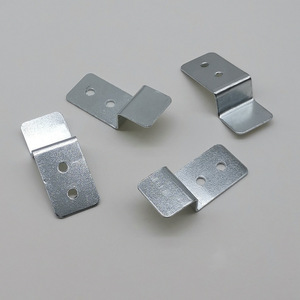 Hongzun Z Shape Corner Bracket Aluminum Alloy Zinc Plated Sandblasted Furniture <b>Hardware</b> Connection Piece Standard Size - Product Image 1