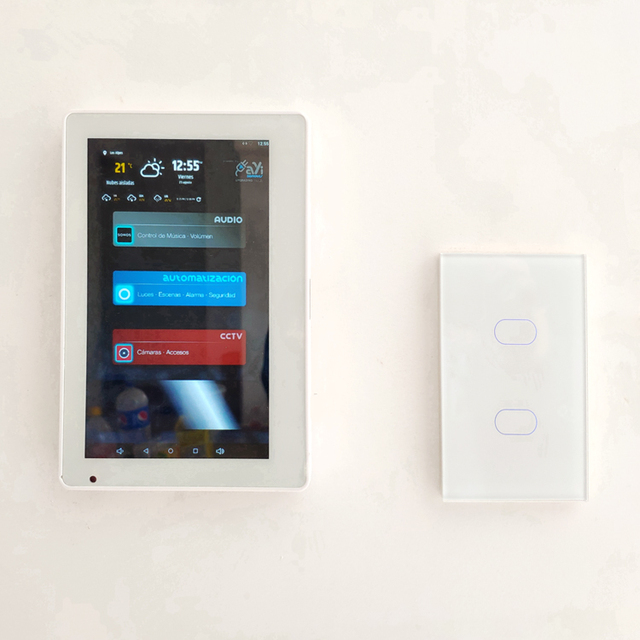Industrial Control Panel 7 Inch Octa Core Allwinner Android Rooted Wi-Fi Rooted Touch Screen Embedded Wall POE Tablet New Stock