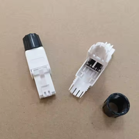 Connecteur RJ45 sans outil Cat6A UTP Enyoo/OEM en plastique 22/23/24 AWG, pièces télécom 8p8c pour câble 8 broches
