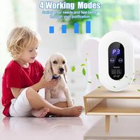 Purificateur et Désodorisant en Gros Petop, 4 Modes, Fonction de Minuterie Automatique, Produits Contre les Mauvaises Odeurs d'Animaux de Compagnie pour Chats