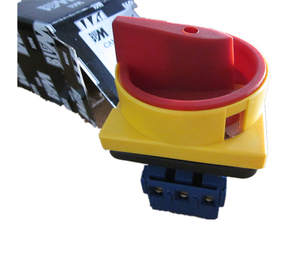 Original DE-LIXI LW26GS-20/04M2 <b>Padlockable</b> Rotary Cam Switch 20A 4P LOTO Main Disconnect with Mount - Product Image 3