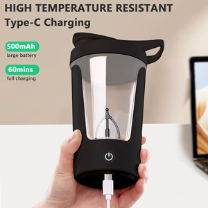 Mezclador portátil <span class=keywords><strong>de</strong></span> botella batidora <span class=keywords><strong>de</strong></span> proteínas eléctrica recargable por USB <span class=keywords><strong>de</strong></span> 15oz para batidos <span class=keywords><strong>de</strong></span> proteínas, batidos y entrenamiento previo - Product Image 5