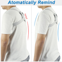 Ceinture de correction de posture électrique, soutien réglable, alerte vibrante, soulagement de la douleur pour dos, cou, épaule, femme adulte, enfant
