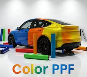 HOHOFILM OEM ODM <span class=keywords><strong>Película</strong></span> Protectora de Pintura TPU PPF de Larga Duración con Color, 7.5mil, Superficie Hidrofóbica, Alto Rendimiento, Cambio de Color - Product Image 1