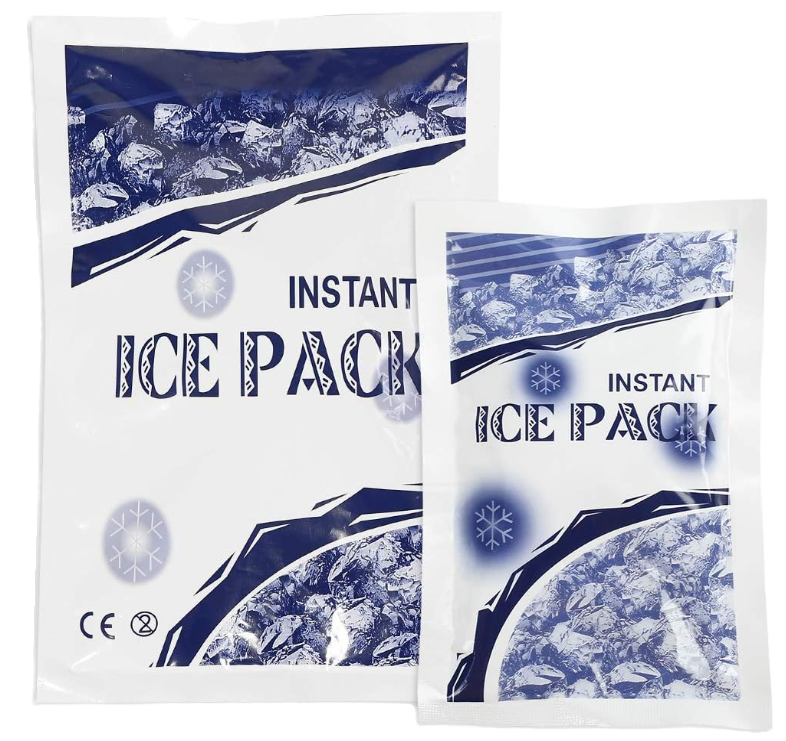 Premium Custom Instant Cold Pack for Healthcare & Rehabilitation Therapy 100g Relieve Pain & Speed Healing