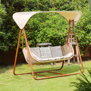 Modern Style Outdoor Leisure <strong>Swing</strong> Chair With High Strength Frame Hanging Hammock <strong>Bed</strong> For <strong>Garden</strong> Patio Balcony Use - Product Image 2