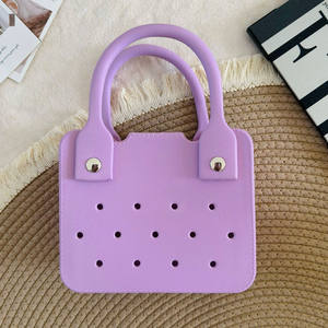 2025 personnalisé imperméable gelée bonbons <span class=keywords><strong>EVA</strong></span> fourre-tout panier <span class=keywords><strong>sac</strong></span> femmes plage ouverte Silicone <span class=keywords><strong>sac</strong></span> à main - Product Image 3