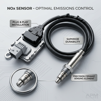 Sensor de NOx de 12V TB diseñado para Freightliner Detroit DD13 DD15, 5WK9 7342A 0101532028, sistema de reducción de NOx, 12 meses de garantía