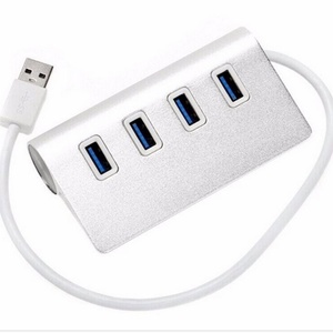 อะแดปเตอร์ฮับ USB 3.0 อลูมิเนียม 4 พอร์ต สำหรับแล็ปท็อป พีซี เอกซ์บอกซ์ แฟลชไดรฟ์ เครื่องพิมพ์ กล้อง คีย์บอร์ด เมาส์ - Product Image 4