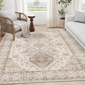 Tappeti Persiani <span class=keywords><strong>in</strong></span> Velluto Morbido di Poliestere Antiscivolo, Tecnica Cut Pile, Lavabili <span class=keywords><strong>in</strong></span> <span class=keywords><strong>Lavatrice</strong></span>, per <span class=keywords><strong>Soggiorno</strong></span> e Camera da Letto - Product Image 2