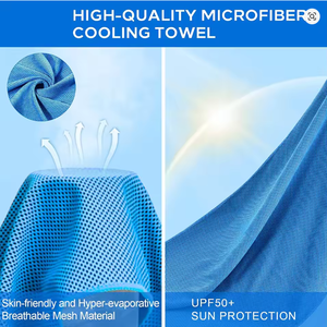 Custom LOGO Tennis Sport Ice Cooling Towel for Sale Sport Gym Swimming Cool Towels Quick Dry Sweat-Absorbent Outdoor Fitness - Product Image 4