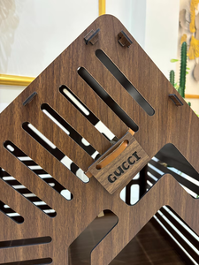 Casa de conejo de madera moderna personalizable, cama interior colorida para mascotas con conejera de conejo agradable para conejillos de indias, animales pequeños - Product Image 2